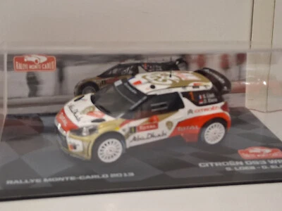 DEA CITROEN DS3 WRC RALLY MONTE CARLO 2013 LOEB ELENA SCALA 1/43 0170474 - Immagine 1 di 2