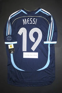New Adidas 2006 World Cup Argentina Authentic Lionel Messi Away Jersey Shirt Kit - Picture 1 of 5