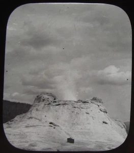 Glass Magic Lantern Slide TIKITERE NO4 C1890 PHOTO NEW ZEALAND - Picture 1 of 2
