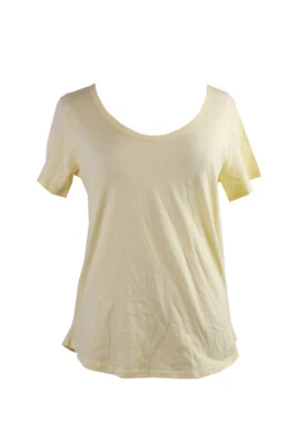 Camiseta para dormir Charter Club Lemon Butter manga corta cuello en V XS Foto 1 de 3