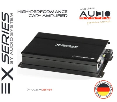 Audio System X-100.5 MDSP-BT 5-Kanal Verstärker mit 9-Kanal DSP und Bluetooth - Bild 1 von 4