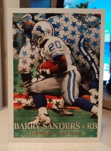1995 Topps All-Pros Barry Sanders #AP10 HOF DETROIT LIONS OKLAHOMA STATE COWBOYS - Picture 1 of 2