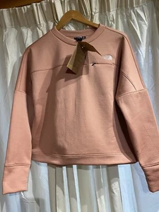 THE NORTH FACE WOMEN’S HIKESTELLER FLASHDRY PULLOVER PINK CLAY LARGE BNWT RRP£80 - Picture 1 of 8