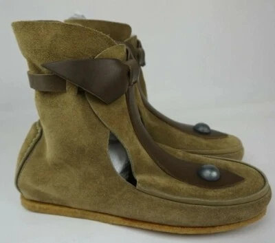 Isabel Marant Brown Suede Memphis Bow Tie Loafer Moccasin Boot SZ 35 US 4.5 $965 - Image 1 of 4