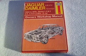 Jaguar XJ6 and XJ and Daimler Sovereign - 1968 to 1979 Workshop Manual Haynes - Picture 1 of 2