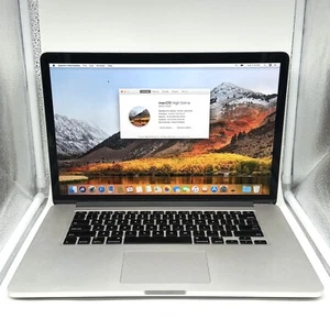 Apple MacBook Pro 2015 15" (A1398) | i7-4870HQ 2.5GHz | 16GB RAM | 256GB SSD - Picture 1 of 16