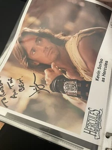KEVIN SORBO signiert 8x10 FOTO SCHAUSPIELER SIGNIERT HERCULES SELTEN - Bild 1 von 1