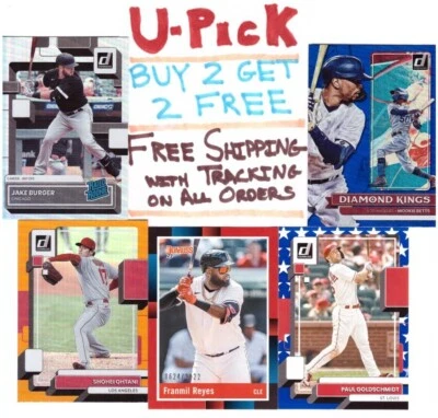 2022 Donruss Base Parallels Diamond Kings Rated Rookie Buy 2 Get 2 Free Shipping - Image 1 of 4