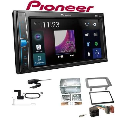 Pioneer Multimedia Autoradio Bluetooth DAB+ für Lancia Musa 2004-2012 anthrazit - Bild 1 von 4