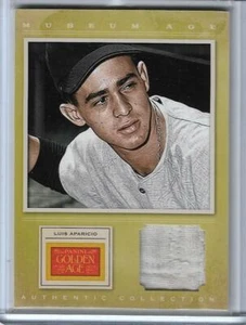 AWESOME 2012 PANINI GOLDEN AGE LUIS APARICIO MUSEUM RELIC CARD #34 ~ VENEZUELA - Picture 1 of 2