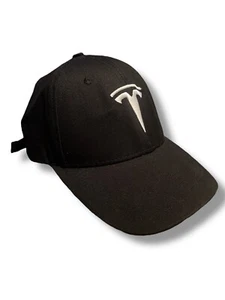 Tesla Elon Musk SpaceX Baseball Cap Strapback Mütze verstellbar schwarz - Bild 1 von 4