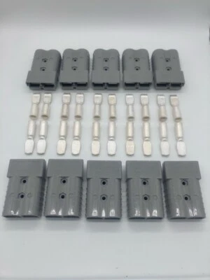 SB350 Anderson Connector Kits Gray 2/0 AWG 10 Pack - Image 1 of 2