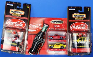 VINTAGE 1999 & 2001 MATCHBOX COCA-COLA DIE-CAST LOT COLLECTIBLE CARS SEALED 1:64 - Picture 1 of 5
