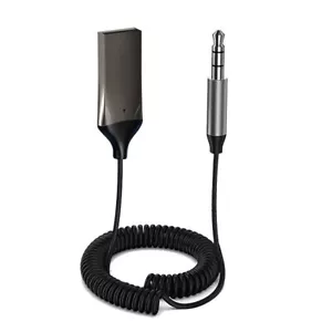 For Bluetooth-Compatible Aux Adapter Dongle USB Car Audio Aux 5.2 Handsfree Kit - Picture 1 of 3