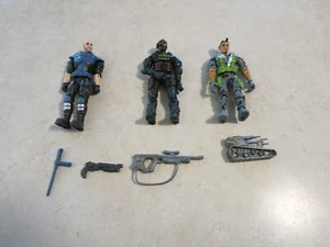 RARE Lanard Special Forces 4 inch figure 3 man RECON COVERT COMMAND COMPLETE - Bild 1 von 6