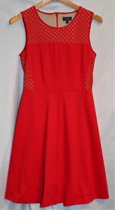 NWT!! NYDJ "Tessa Dress" Vivid Red; Fit and Flare; Size 2 - Picture 1 of 4