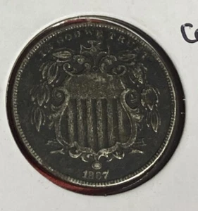 1867 Coin 5 Cent - Picture 1 of 3