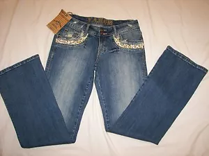 Women's Yakum Distressed Low Rise Stretch Jeans - 29 - New with Tags - Bild 1 von 6