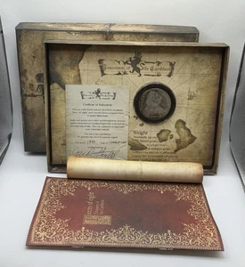 1790 Karl IV Spanisch 8 echte Stücke von acht Schätzen der Karibik COA - Bild 1 von 5