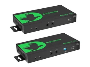 Monoprice Blackbird Advanced HDBaseT 3.0 Extender, 4K60 HDMI 2.0b and HDCP 2.2 - Photo 1/6