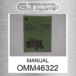 OMM46322 MANUAL fits JOHN DEERE (Surplus Open Box) - Picture 1 of 1