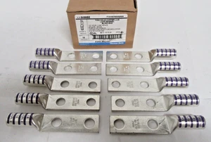 10 ct THOMAS AND BETTS 54866BE Copper Lug 1/2" Hole Long Barrel 4/0 AWG Purple - Picture 1 of 5