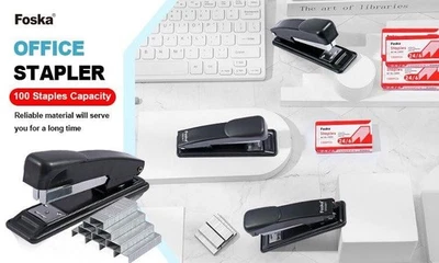 Office Stapler - Foska Stapler ST0507 - use with Staples 24/6 & 26/6