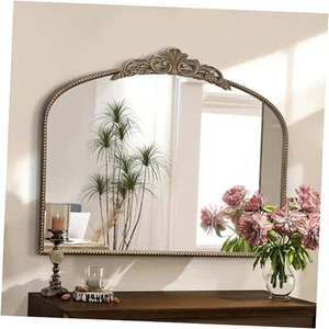  Large Arendahl Traditional Ornate Wall Mirror, 29"x 36" 29"L x 36"W Gold - Picture 1 of 7