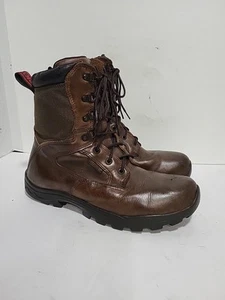 ROCKY 1575 BROWN LEATHER 8" GORE-TEX WORK HUNTING HIKING MENS 11M BOOTS - Picture 1 of 8
