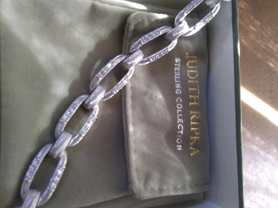 Pulsera Judith Ripka con piedras de acento de circonita cúbica de 7 1/2 pulgadas de largo Foto 1 de 4