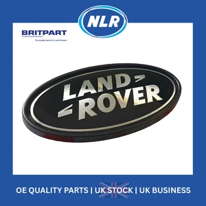Range Rover Evoque 2012 - 2018 Rear Black & Silver Name Plate Badge Genuine OEM - Picture 1 of 1