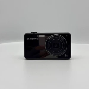 Samsung ST700 16.0MP 5x zoom Compact Digital Camera Dual screen Black - Picture 1 of 5