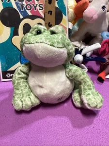 Ganz Frog Webkinz Spotted Frog Green Plush Stuffed Toy HM142 NO CODE - Picture 1 of 16