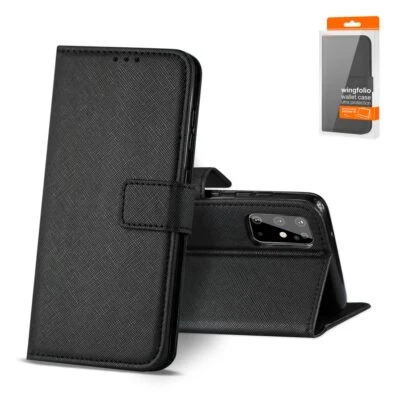 Reiko Samsung Galaxy S20 Plus 3-in-1 Wallet Case in Black - Image 1 of 4
