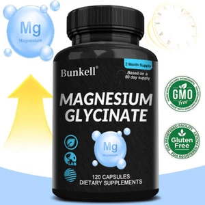 Magnesium 1040 mg capsules, bone support, muscle support, stress resistance - Imagen 1 de 16