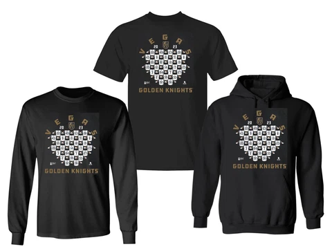 Vegas Golden Knights 2023 Stanley Cup Champions Celebration T-Shirt - Black #2 Cover