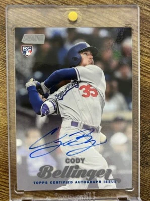 2017 Stadium Club Cody Bellinger Auto Rookie Mystery Redemption - Image 1 of 2