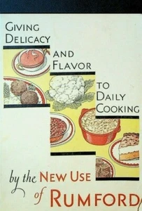 Rumford Backpulver 1931 Rezeptheft Art Deco Daily Cooking  - Bild 1 von 3