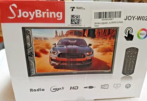 SjoyBring JOY-W021 Full 7" HD Touchscreen Bluetooth Double Din Car Stereo - Picture 1 of 10