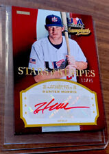 Hunter Morris 2013 Panini Stars & Stripes USA Baseball SSP  AUTO #d / 25 #MRR