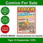 Tiger 23 September 1978 comic - Nice VGFN