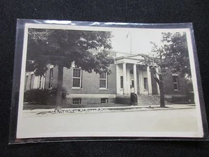 RPPC US POST OFFICE MT PLEASANT MICHIGAN c 1946 POSTMARK WHEELER MICHIGAN - Picture 1 of 2
