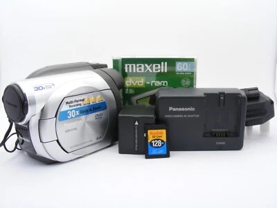 Panasonic VDR-D150 Camcorder  Video camera DVD-RAM DVD-R DVD-RW 30x Optical Zoom - Image 1 of 4