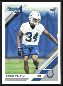 2019 Panini Donruss #266 Rock Ya-Sin Indianapolis Colts - Picture 1 of 2