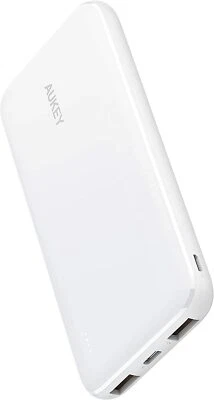 AUKEY USB C Power Bank 10000mAh Portable Charger Triple Outputs Battery Pack Com - Image 1 of 4