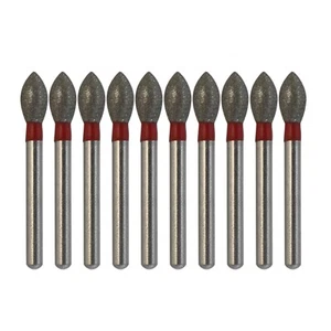 Fresas dentales de fútbol americano diamante 368/023F grano fino rojo FG 1,6 mm turbina de alta velocidad - Imagen 1 de 4