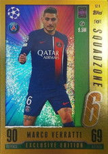Topps Match Attax 2023/24 23/24 Marco Verratti Exclusive Edition Squadzone Card