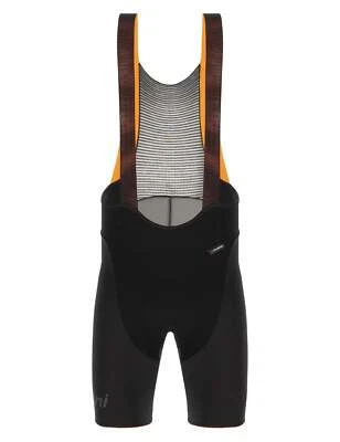 Adapt Mens Bib Shorts Black by Santini - Image 1 of 4