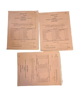 Railroad Form LOT Ladies Society Brotherhood of Locomotive Firemen Enginmen - Picture 1 of 4