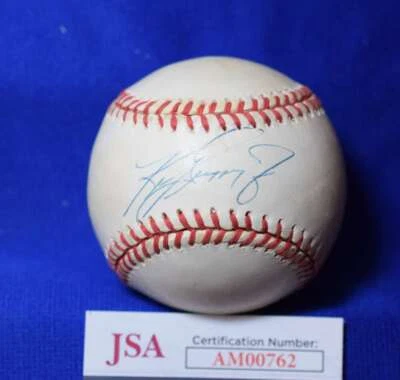 Ken Griffey Jr JSA Cert Autograph American League Signed Baseball 2 - Image 1 of 2